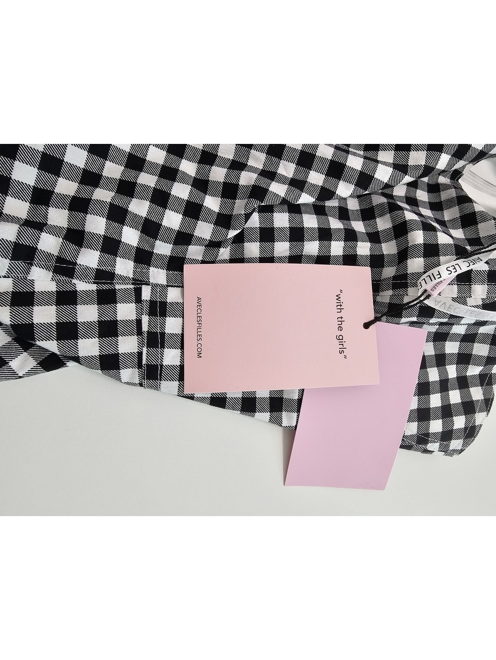 Avec Les Filles Black and White Gingham Midi - Picture 8 of 15